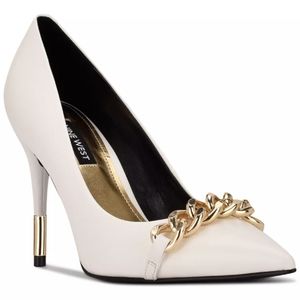 Nine West Balaan Pumps White size 9 1/2